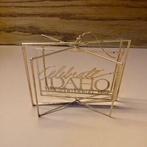 Gold Holiday Ornament